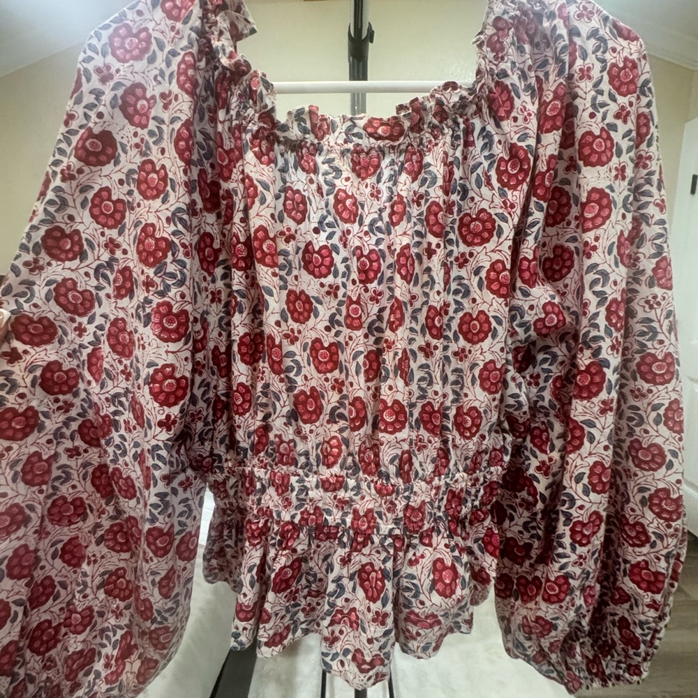 Floral Print Women's Blouse